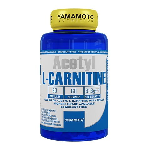 Acetyl L-carnitine - 1000mg - 60 gélules - Yamamoto Nutrition