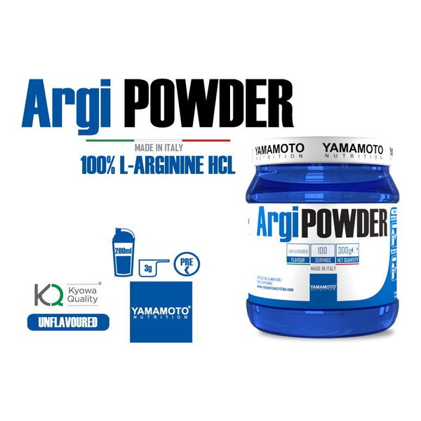 Arginine en poudre "Argi powder" - Yamamoto Nutrition