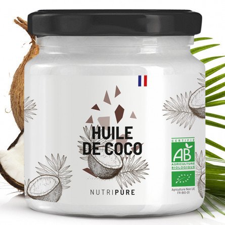 Huile de Coco 400ml - Nutripure (Disponible en magasin)