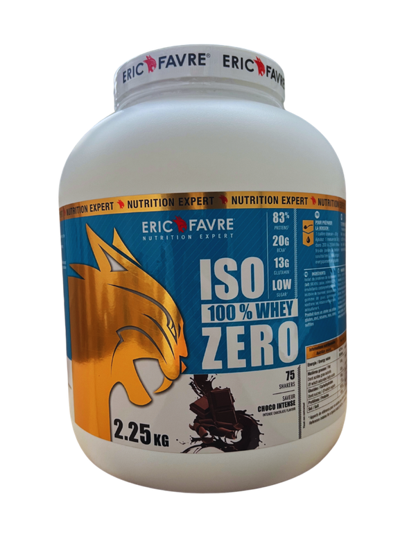 Iso whey Zero - VALUE SIZE 2,250kg - Eric Favre